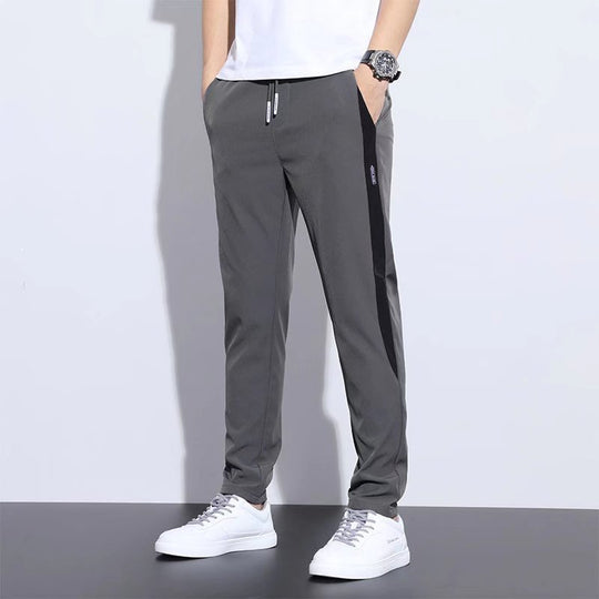 Herren Sportliche Freizeithose mit Kontraststreifen Shop Nory