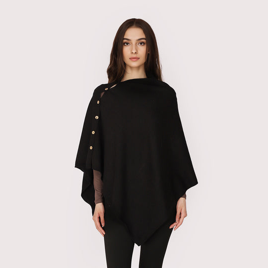 Damen Oversize-Orientalischer Jacquard-Überwurf mit Paisley‑Medaillon und Zierstich Shop Nory