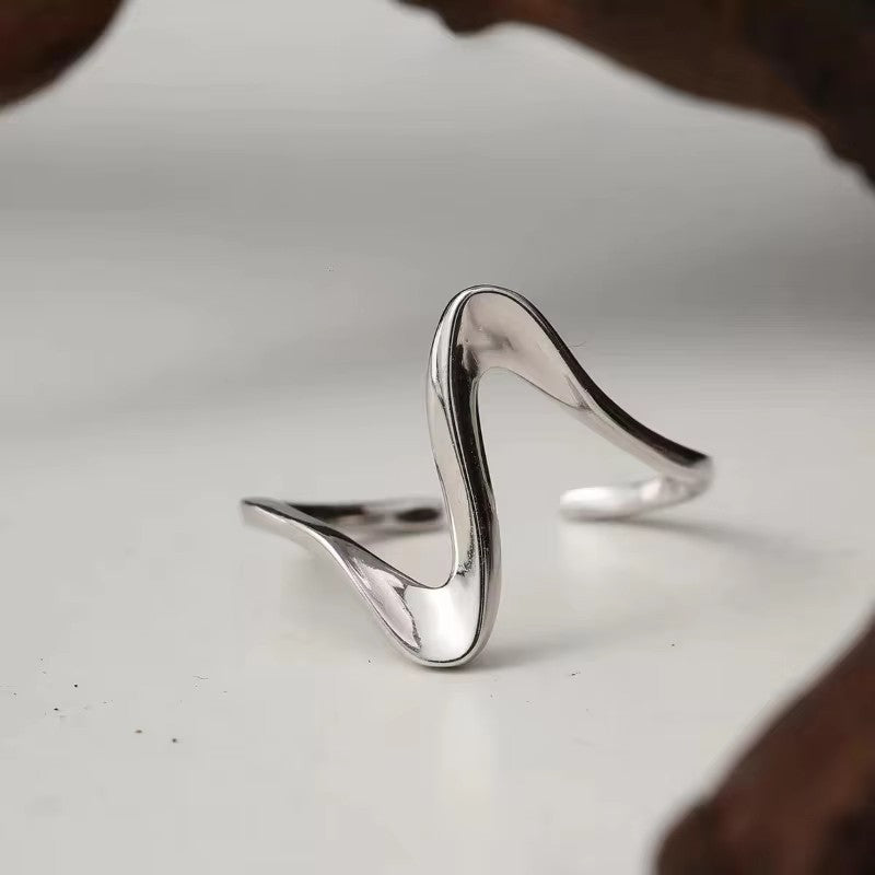 Damen Designring mit geschwungenem und modernem Stil Shop Nory