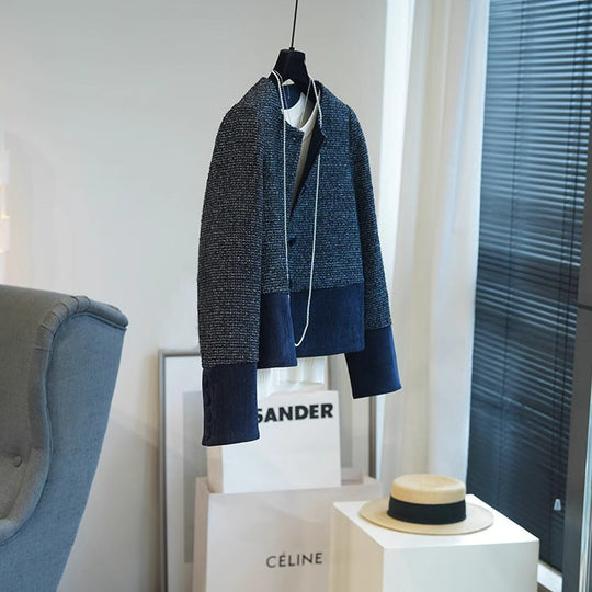 Damen Elegante Kurzjacke mit strukturiertem Gewebe Shop Nory