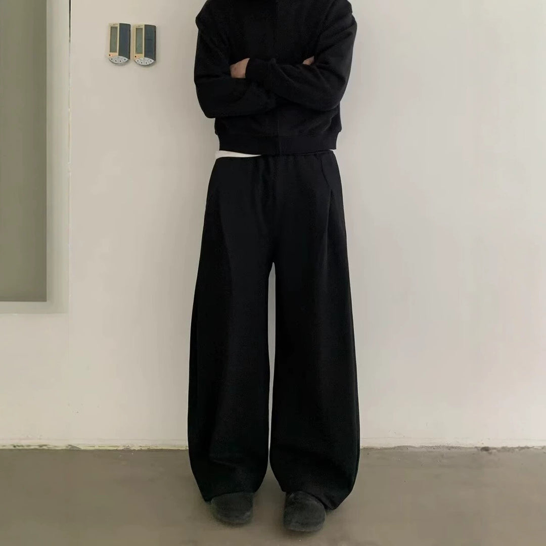Damen Modisches Oversized Hoodie und Weitbein-Hosen Set Shop Nory