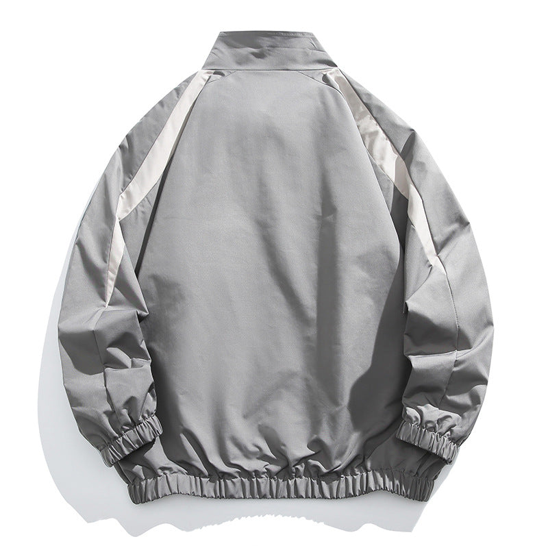 Herren Sportliche Trainingsjacke mit hohem Kragen Shop Nory