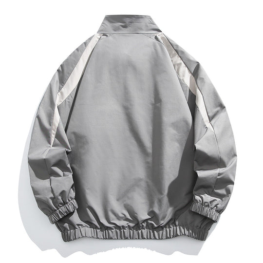 Herren Sportliche Trainingsjacke mit hohem Kragen Shop Nory