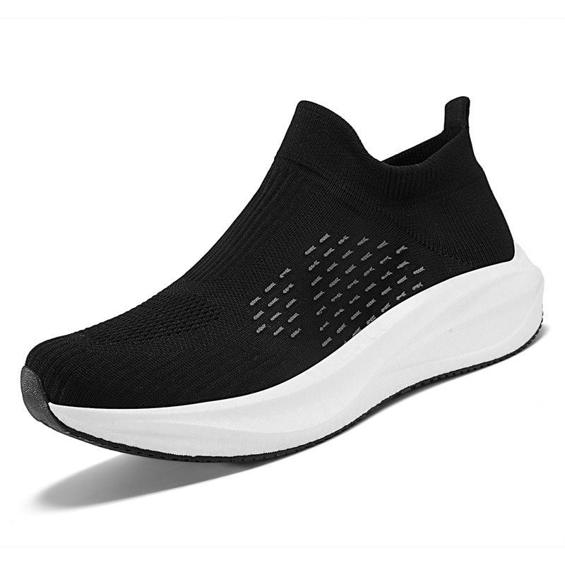 Damen Strick-Slip-On Sneaker mit nahtlosem Elastikschaft und dämpfender Plateau-Sohle Shop Nory