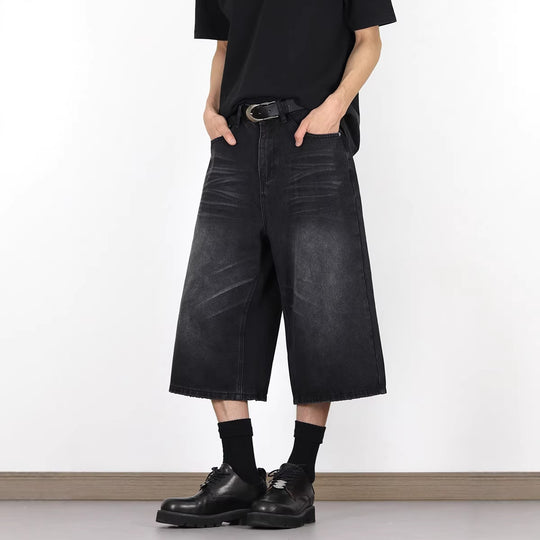 Herren Modische Dialen Denim-Cargo-Shorts Shop Nory