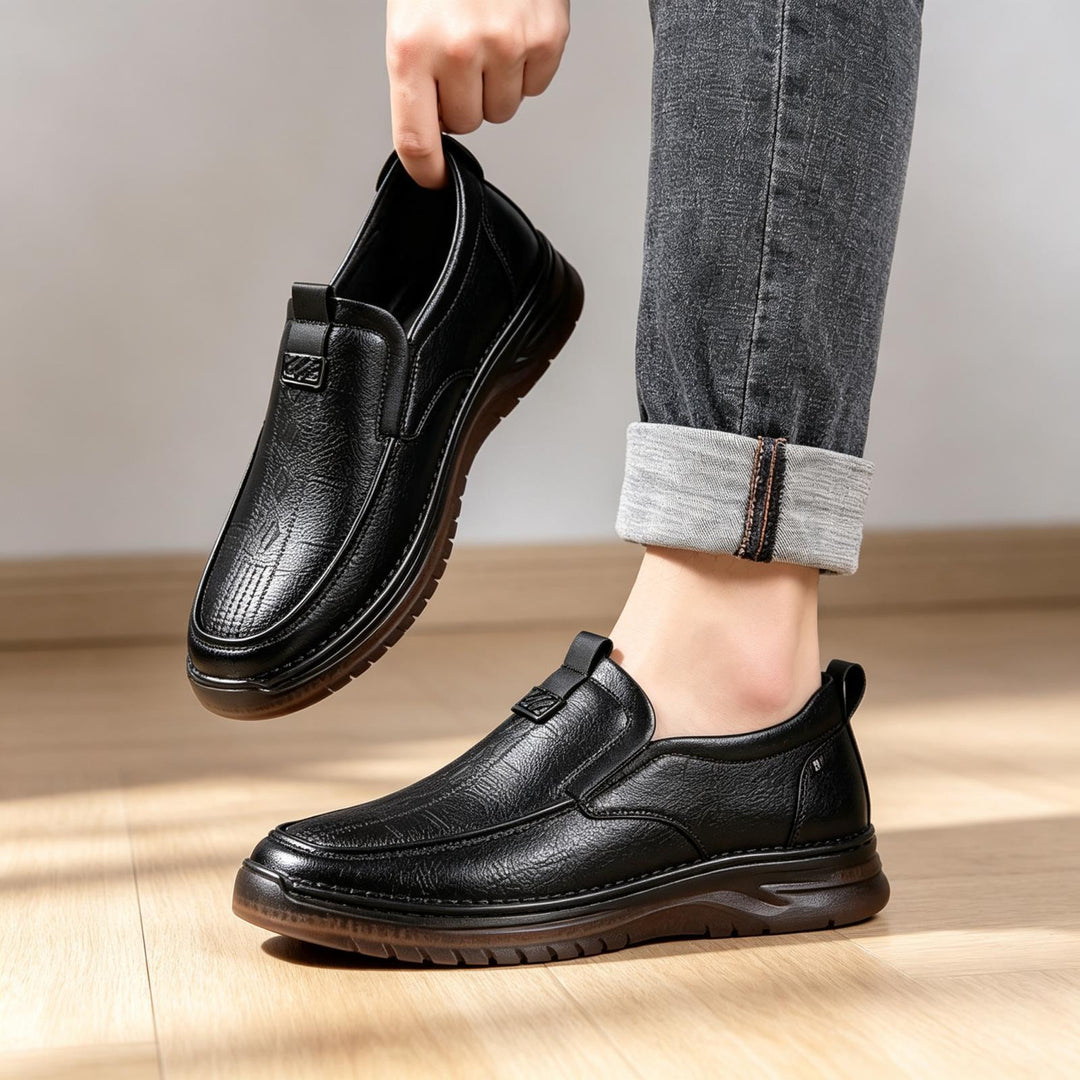 Herren Modische Leder Slipper Shop Nory
