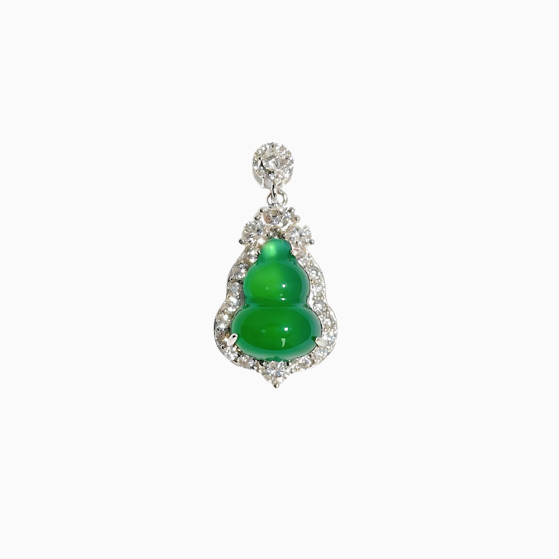 Damen edler Buddha-Anhänger mit hochwertigen Zirkonia-Verzierungen Shop Nory