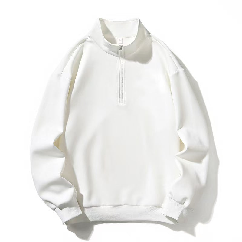 Unisex nan Halbzip-Sweatshirt mit Stehkragen und oversized Schnitt Shop Nory