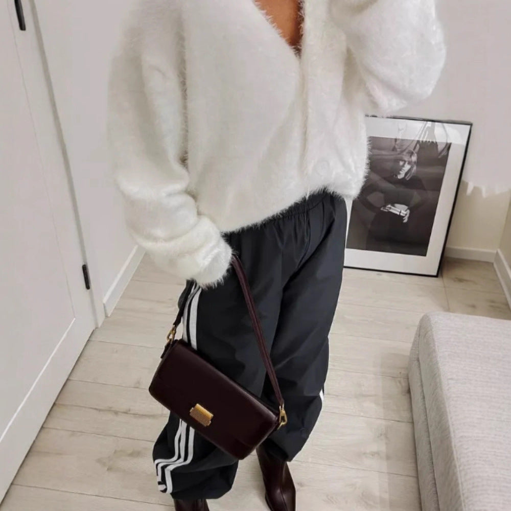 Damen Kuschelige Oversized Strickjacke Shop Nory
