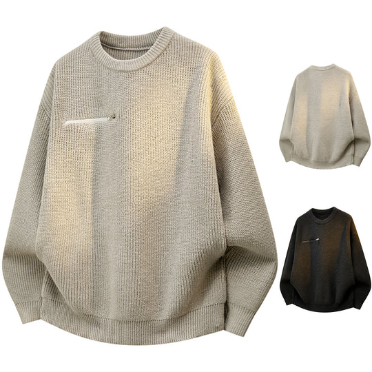 Damen Lässiger Sweater mit Reißverschluss Shop Nory