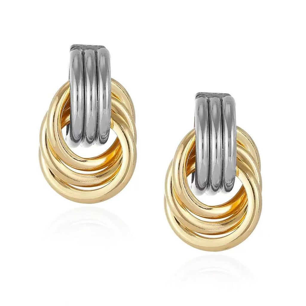 Damen Ohrhänger mit elegantem geschwungenem Design Shop Nory