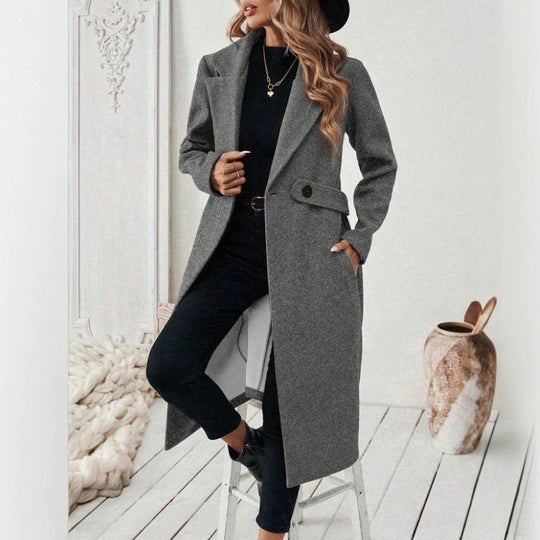 Damen Eleganter und moderner Langmantel