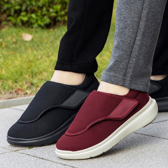 Herren Atmungsaktive Slip-On Sneaker mit Klettverschluss Shop Nory