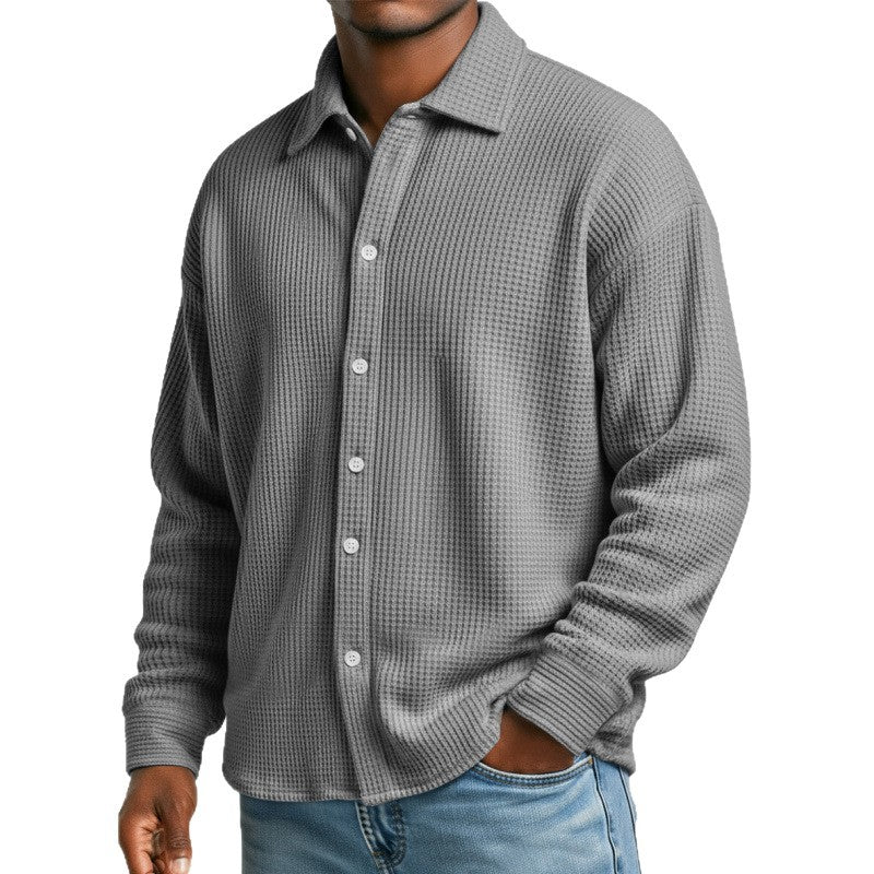 Herren Modische Strickjacke mit hohem Kragen Shop Nory