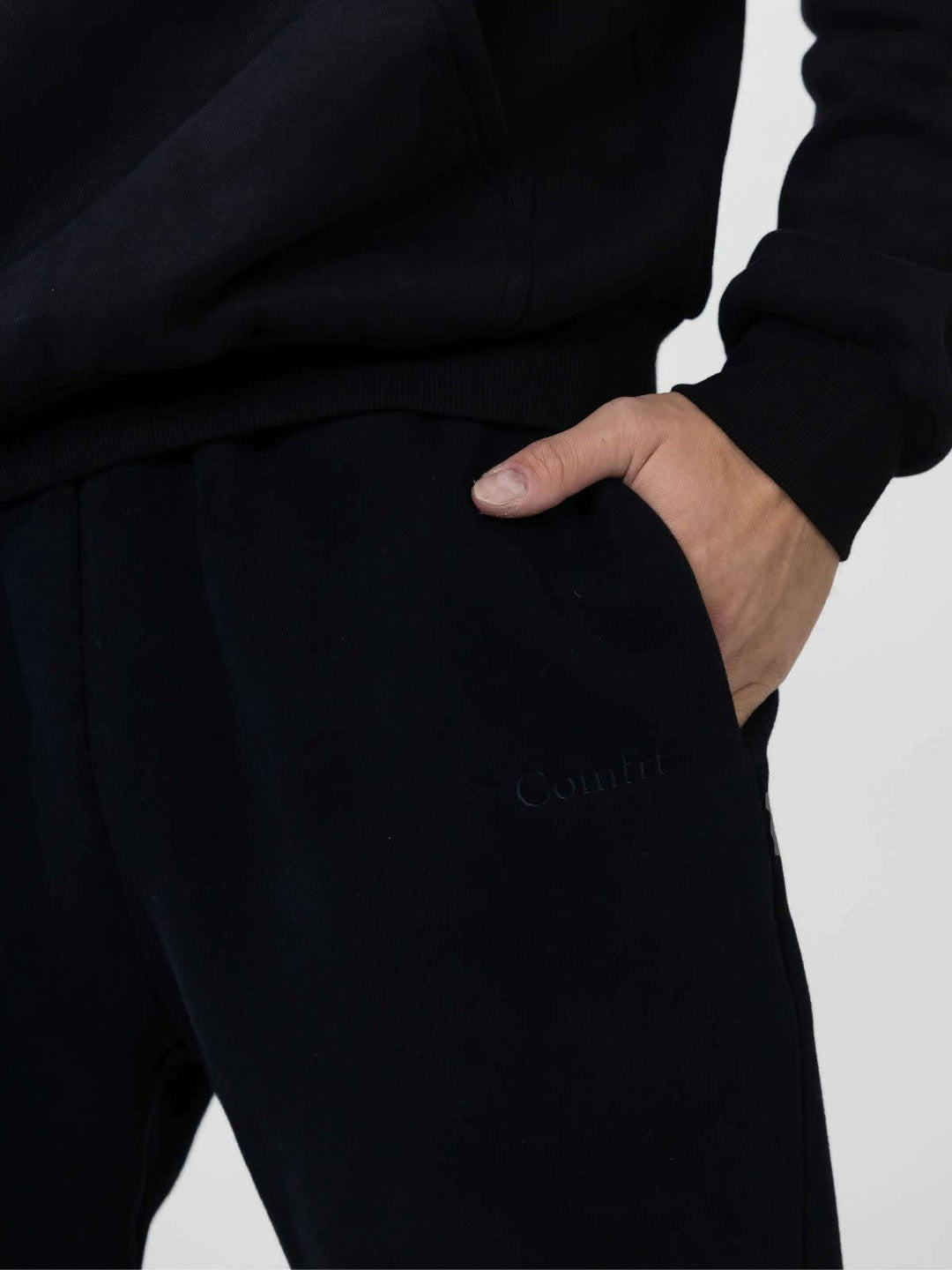 Damen nan lässige Sweatpants mit hohem Bund, seitlichen Eingrifftaschen und elastischen Bündchen Shop Nory