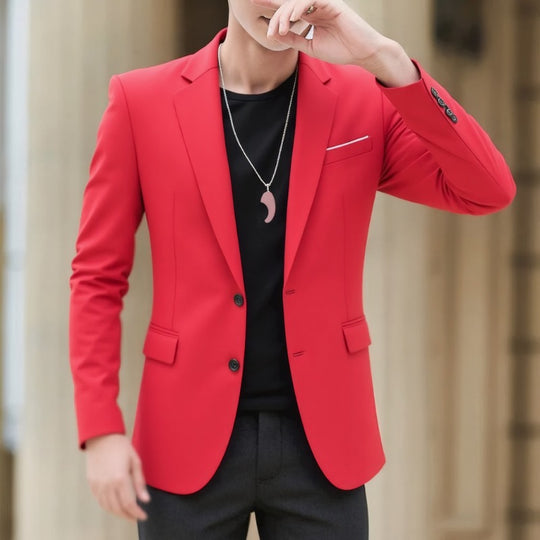 Herren Sakko mit tailliertem Schnitt, leichter Stretchqualität und klassischem Knopfverschluss Shop Nory