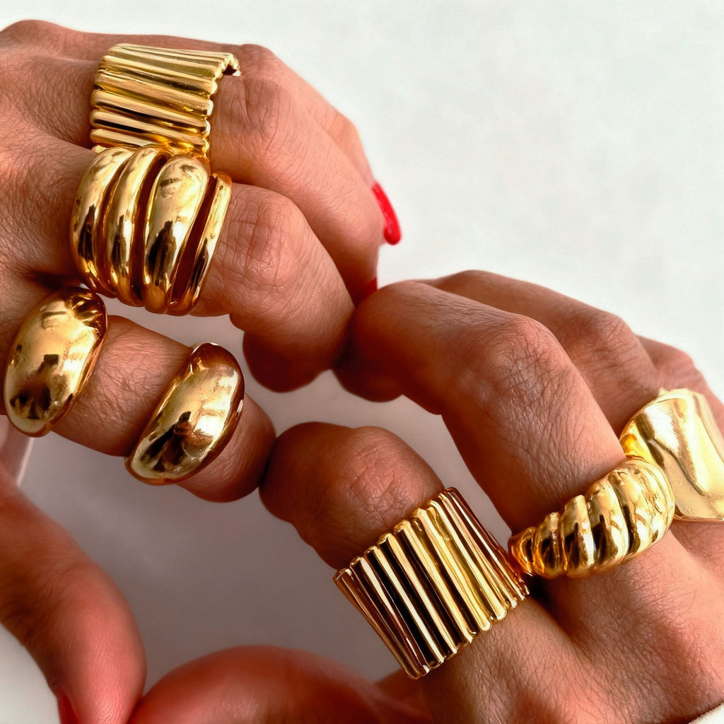 Damen Ring-Set mit kunstvollen und skulpturalen Designs Shop Nory