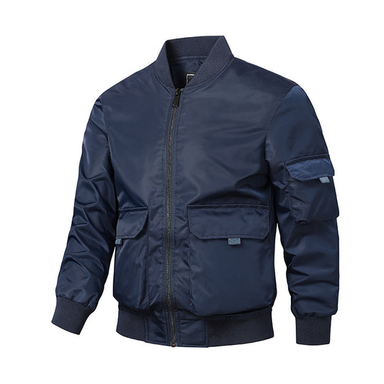 Herren Bomberjacke im Utility‑Style mit windabweisender Shell, Mehrfachtaschen und Rippbündchen Shop Nory