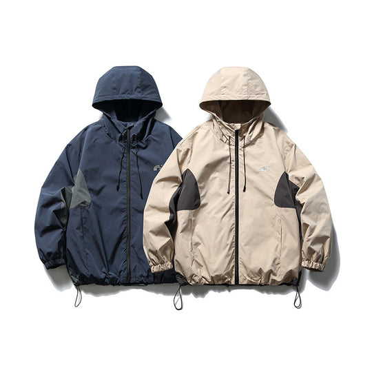 Unisex Technische Kapuzen-Überjacke im Boxy-Schnitt mit Kordelzugsaum Shop Nory