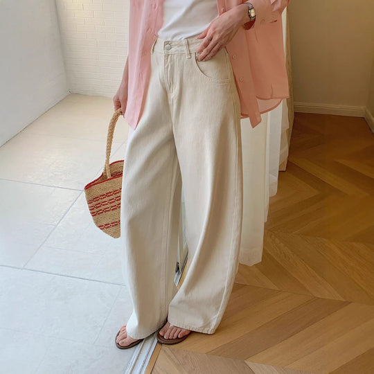 Damen Weite Baumwollhose Shop Nory