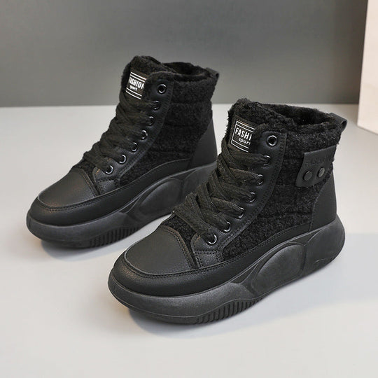 Damen High-Top Sneakers mit isolierendem Innenfutter und rutschfester Sohle