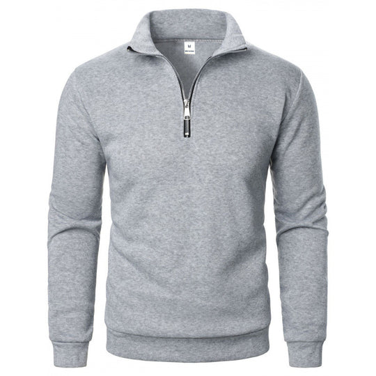 Herren Sportlicher Sweatpullover mit Stehkragen Shop Nory