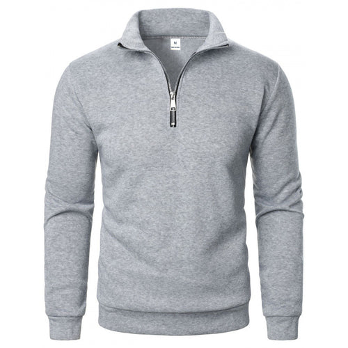 Herren Sportlicher Sweatpullover mit Stehkragen Shop Nory