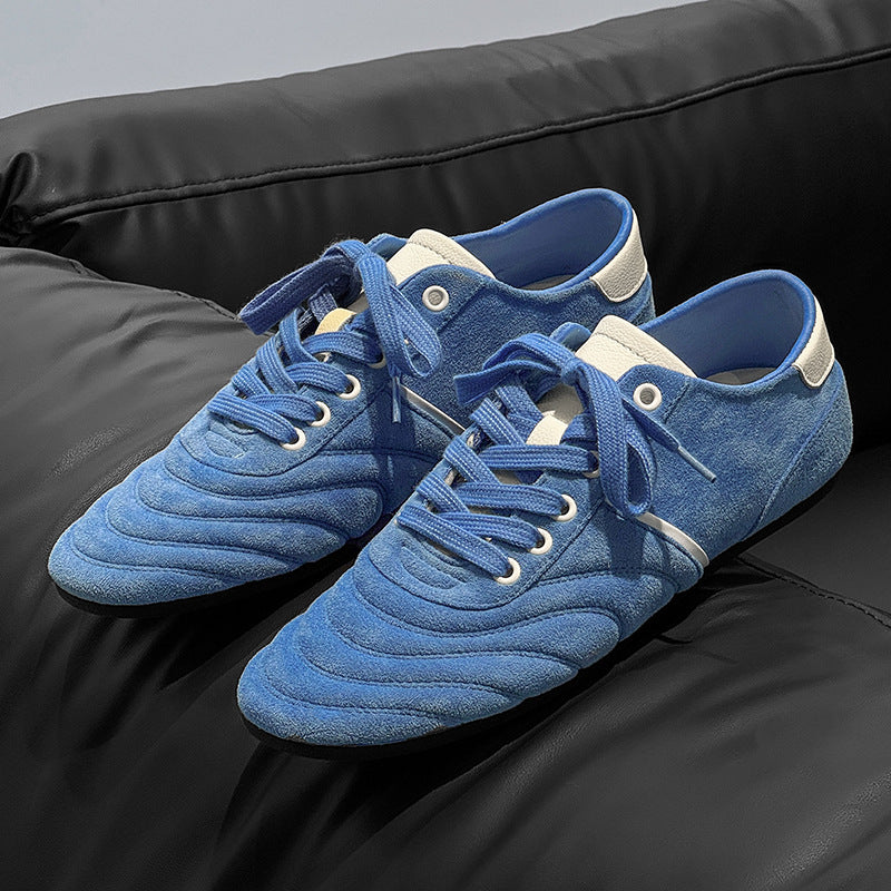 Damen Komfortable Lifestyle Sneakers aus Veloursleder