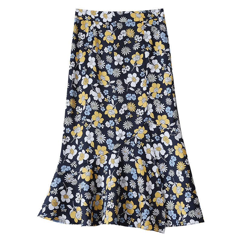 Damen Floraler, schwingender Midirock Shop Nory