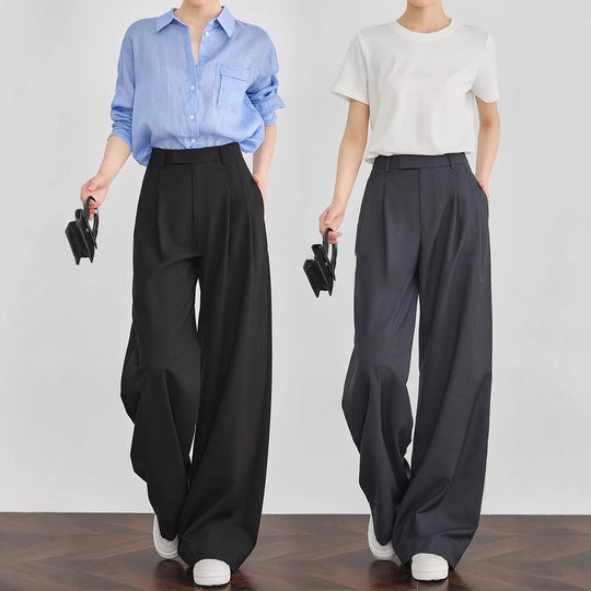 Damen Elegante und lässige weite Hose Shop Nory