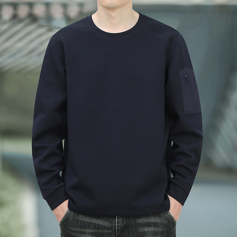 Herren Oversized Sweatshirt mit kontrastierenden Seitentaschen und weichem Fleecefutter Shop Nory
