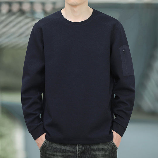 Herren Oversized Sweatshirt mit kontrastierenden Seitentaschen und weichem Fleecefutter Shop Nory