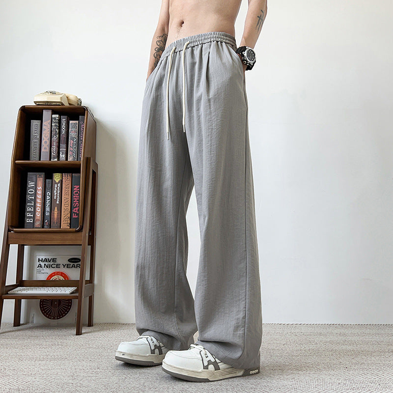 Herren Weitgeschnittene Chino-Hose