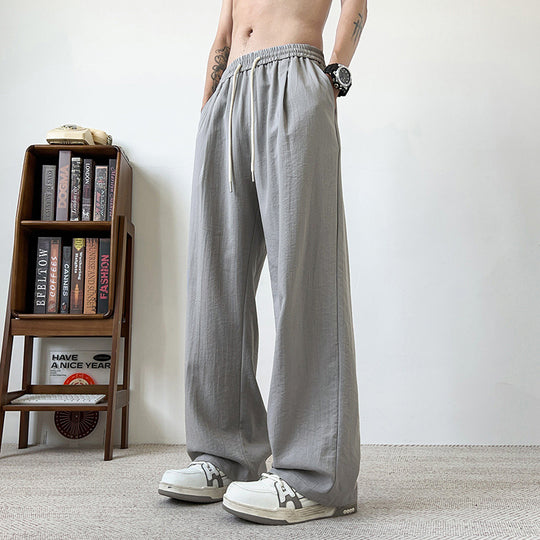 Herren Weitgeschnittene Chino-Hose
