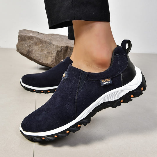 Herren Slipper-Sneaker im Wildleder-Look mit profilierter Outdoor-Laufsohle Shop Nory