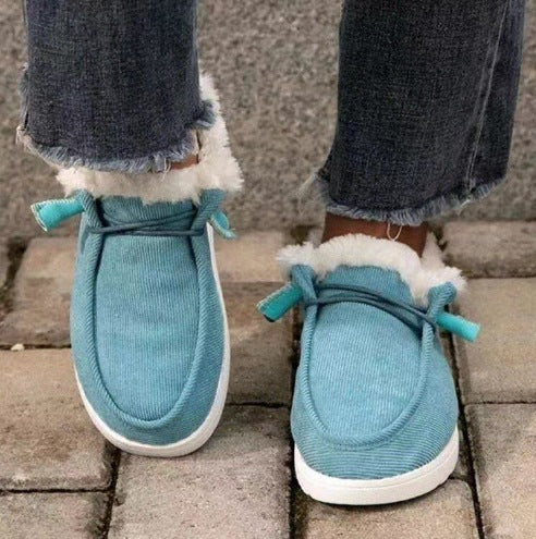 Damen Gefütterte Mokassin-Slipper mit Teddyfutter und dämpfender Gummisohle Shop Nory
