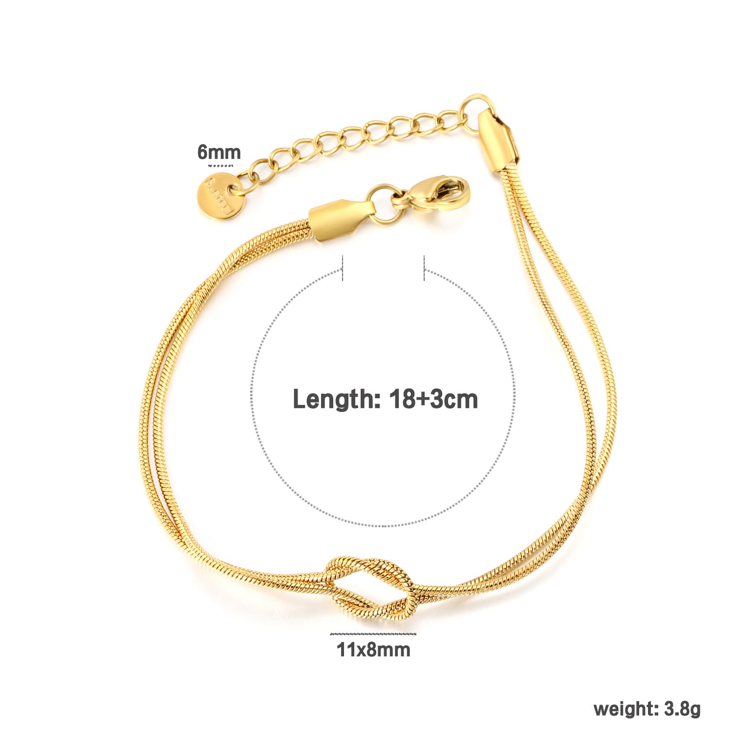 Damen edles Armkettchen mit geschwungenem Design und Perlenakzenten Shop Nory