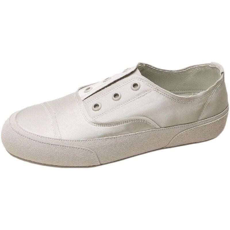 Damen Satin‑Slip‑On Sneaker mit gummierter Zehenkappe und elastischem Einstieg Shop Nory