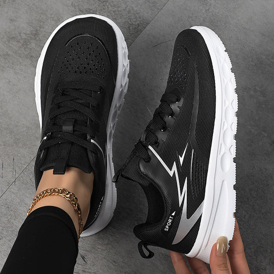 Damen Sportlicher Mesh-Sneaker mit gepolsterter Fersenstütze und griffiger Profilsohle Shop Nory