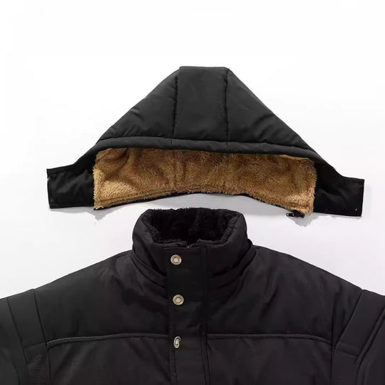 Herren Thermo-Parka mit kuscheliger Teddy-Innenfütterung und winddichter Außenhülle Shop Nory