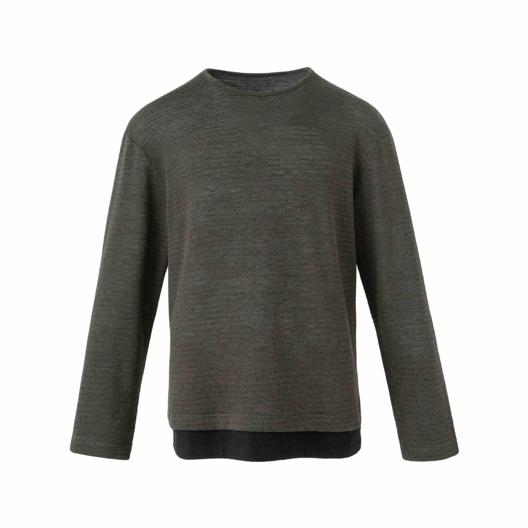 Herren Feinstrick-Pullover mit Rundhalsausschnitt und geradem Schnitt Shop Nory