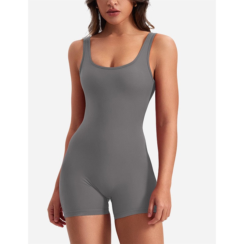 Damen Eleganter und figurbetonter Sport-Jumpsuit