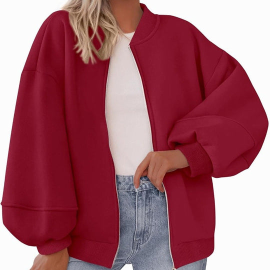 Damen Oversized Sweaterjacke