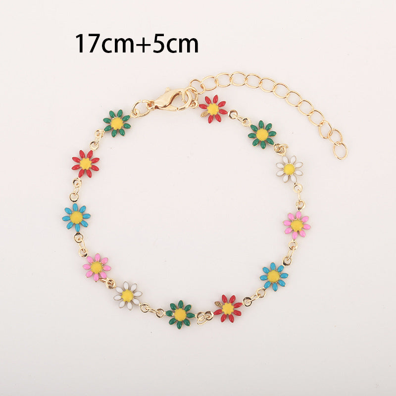 Buntes Gänseblümchen-Armband | Shop Nory