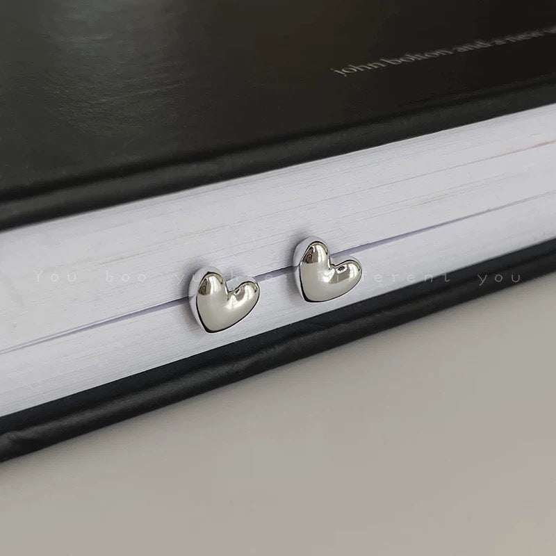 Damen Ohrstecker mit herzförmigem Design Shop Nory