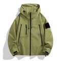 Damen Technische Outdoor-Jacke mit Verstellbarem Kapuzensystem und Multifunktionalen Taschen