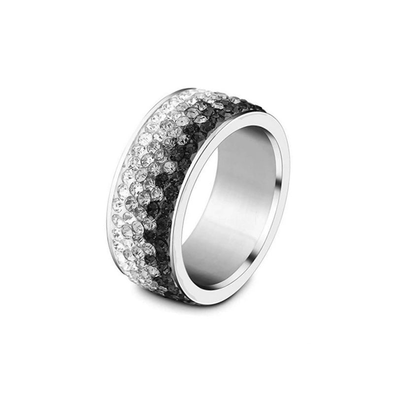 Damen Ring mit funkelndem Zirkonia-Besatz Shop Nory