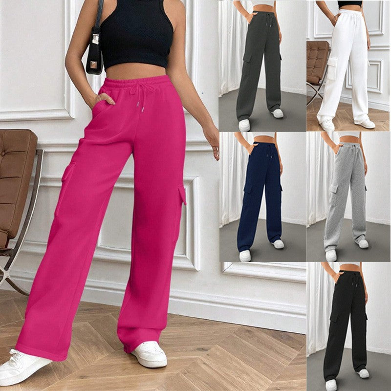 Damen Weite Cargohose im Jogger‑Stil mit Kordelzug Shop Nory