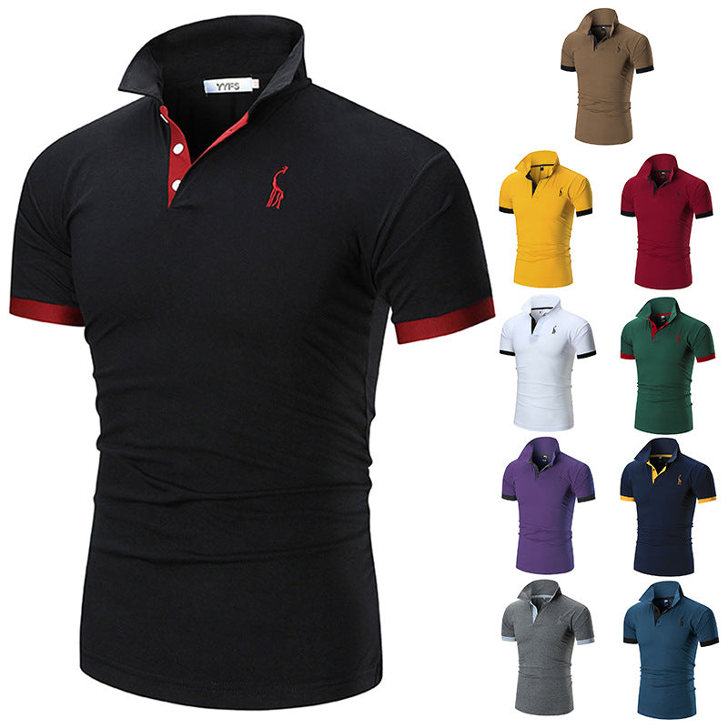 Herren Poloshirt mit modernem Kragen und figurbetonter Passform Shopnory