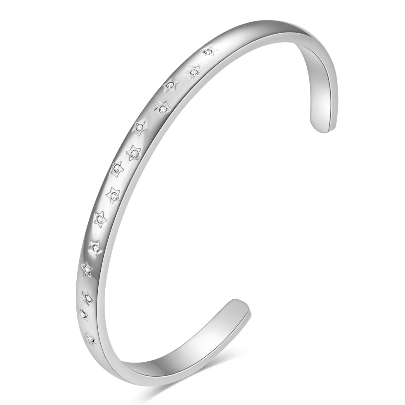 Damen Armreif mit funkelnden Sternen und elegantem Design Shop Nory